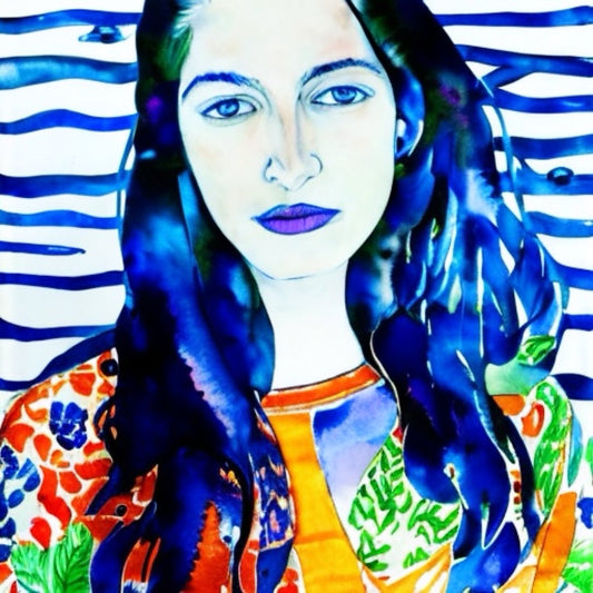 Watercolor Portrait IV